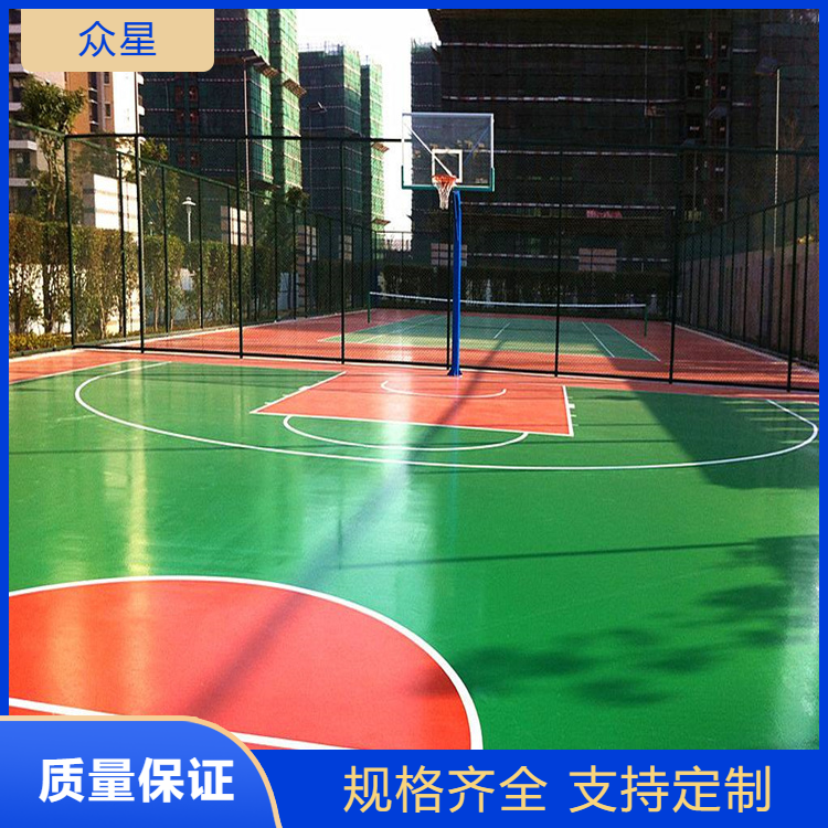 五家渠市塑胶篮球场塑胶跑道 - 厂家
